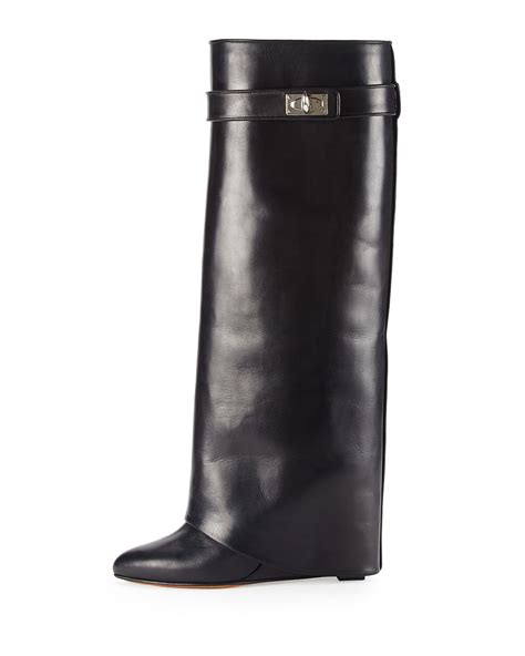 givenchy fold over boots replica|givenchy shark fold over boots.